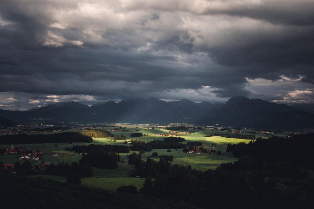 mountains, valley, cloudy day, nature, allgäu, alps, landscape, sunset, forest, trees, cloudy day, cloudy day, cloudy day, cloudy day, cloudy day, nature, forest